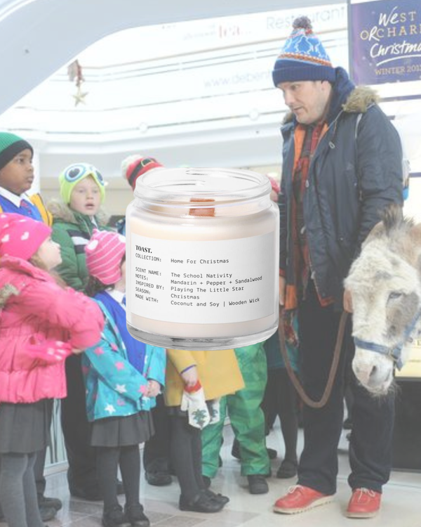 The School Nativity - Candle Jar