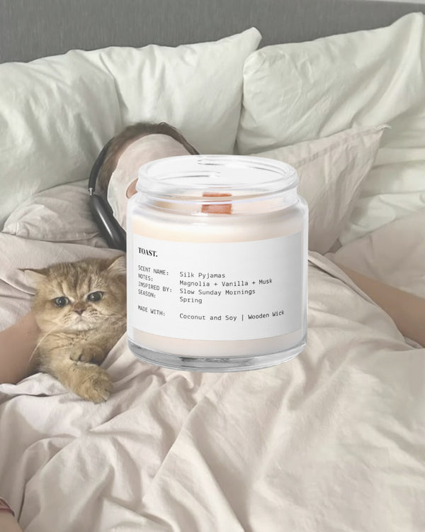 Silk Pyjamas - Candle Jar