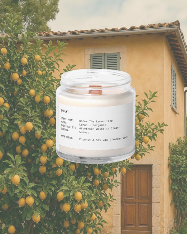 Under The Lemon Tree - Candle Jar