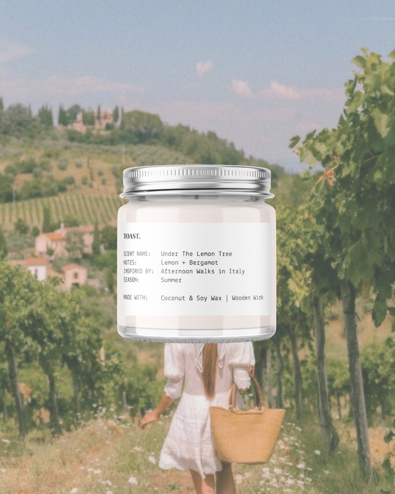 Under The Lemon Tree - Candle Jar