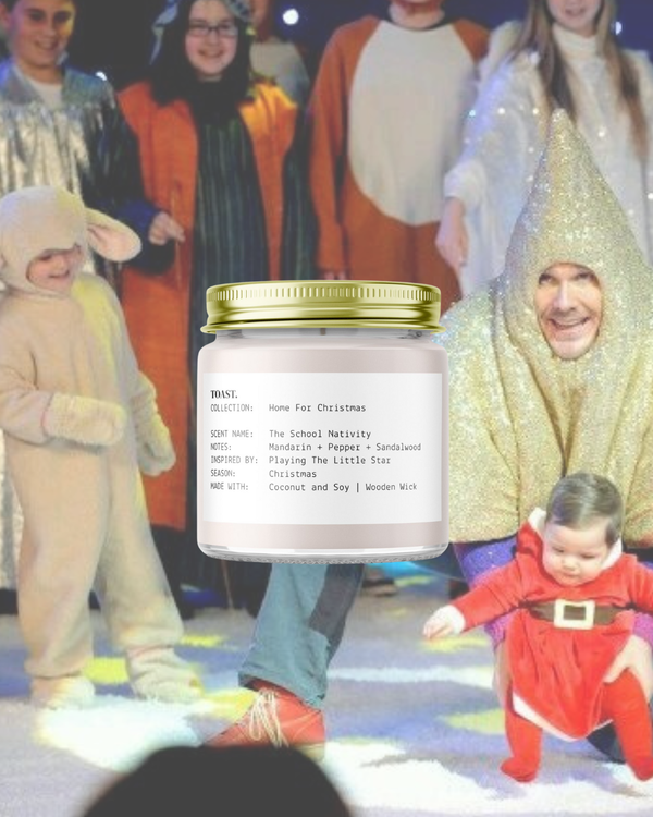 The School Nativity - Candle Jar