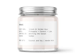 Island At Golden Hour - Candle Jar