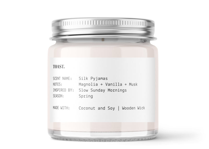 Silk Pyjamas - Candle Jar